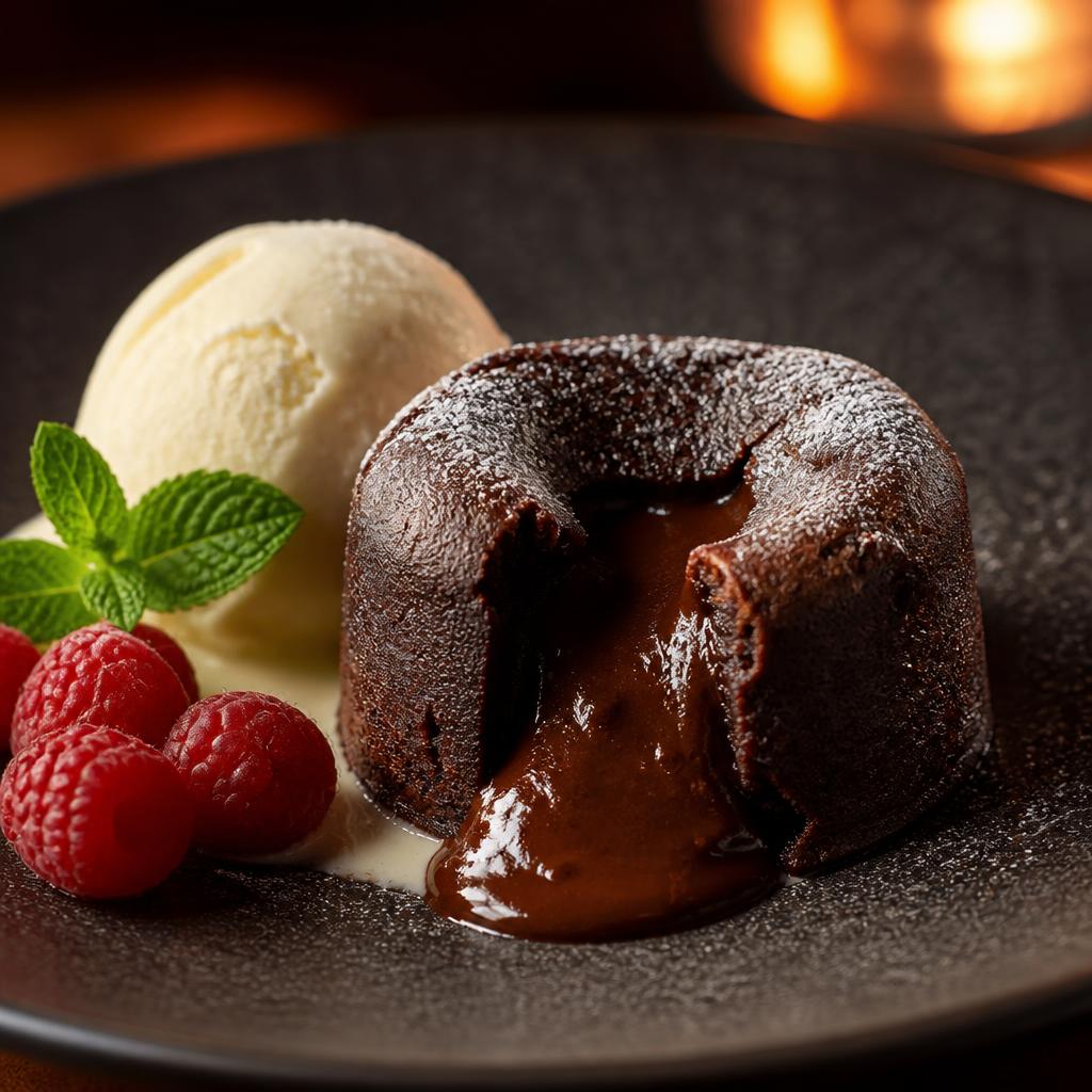 Petit gâteau de chocolate
